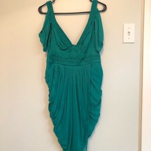 Catherine Malandrino silk drape dress